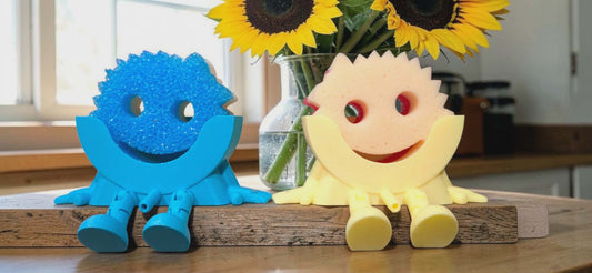 💦 Funny “Peeing” Scrub Daddy Holder – 3D Printed Sink Buddy